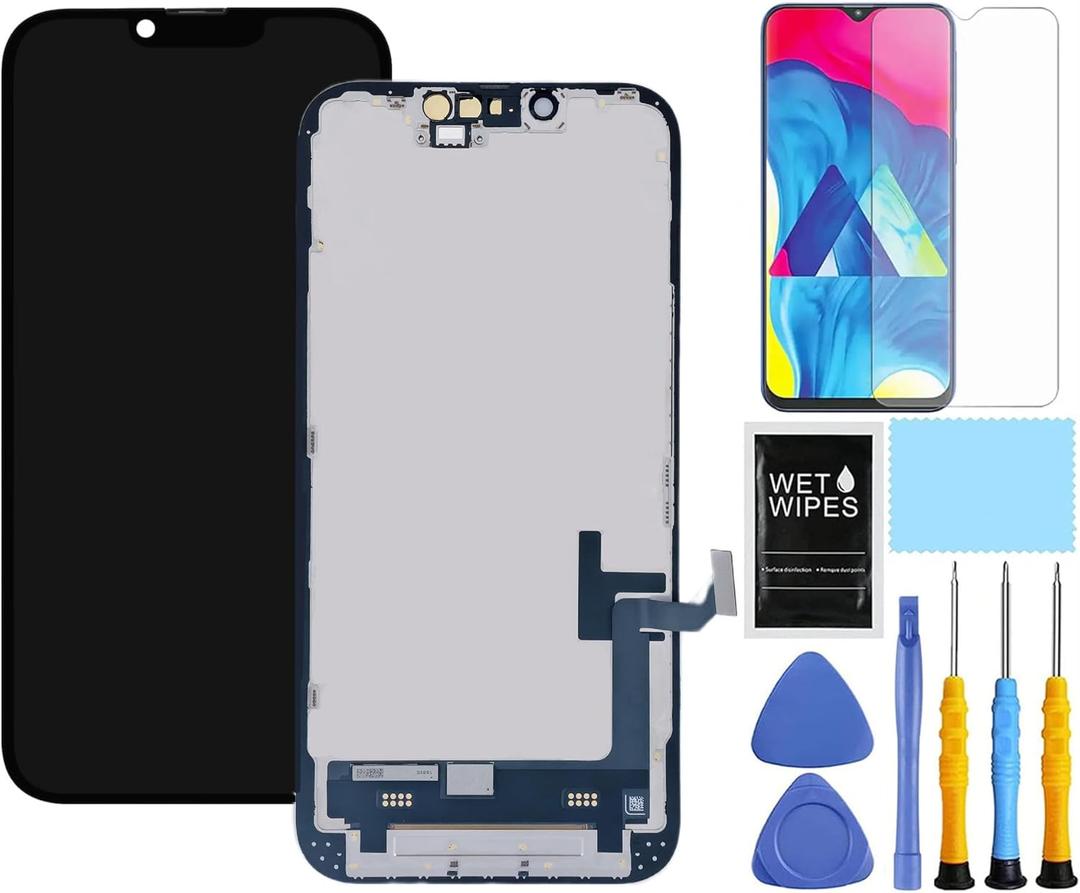 for iPhone 14 Plus Screen Replacement for iPhone 14 Plus Screen Replacement kit for iPhone 14 Plus A2632 A2885 A2886 A2887 A2888 LCD Display digitizer Touch Screen Assembly 6.7 inch Black