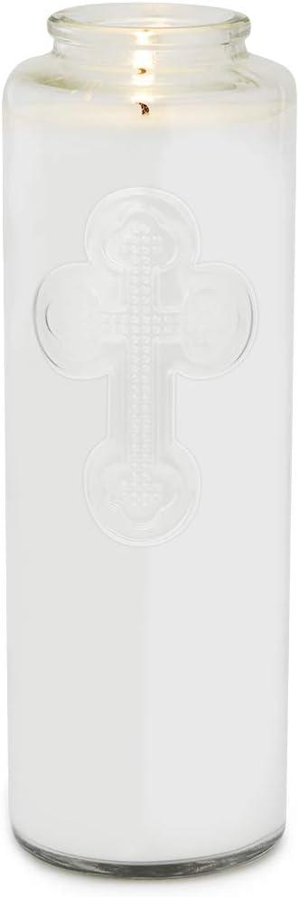 Root Candles Prayer Candles Clear Glass Devotional 7-Day Prayer Candle, 1-Count, 1-Count, Meditation