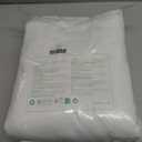 NICETOWN 100% Blackout Window Curtain Panels, Cold and Full Light Blocking Drapes with Black Liner for Nursery, 84 Inches Drop Thermal Insulated Draperies (Pure White, 2 Pieces, 52 inches Wide)