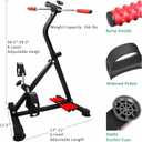 Pedal Exerciser Bike Hand Arm Leg and Knee Peddler Adjustable Fitness Equipment for Seniors, Elderly Home Dual Pedal Exercise Bike for Total Body - Great Gift for Elderly Rehab