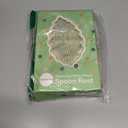 Ceramic Spoon Rest for Stove Top - Cute Green Leaf Shaped Spoon Rest/Spoon Holder for Kitchen Countertop - Cooking Kitchen Spoon Rest Utensil Rest Spatula Rest (Green)