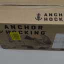 Anchor Hocking Rio Small and Large Drinking Glasses, Set of 16, Clear, 80850L13 (16pc Set)