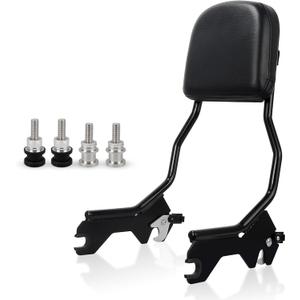 Upright Sissy Bar Backrest w/Docking Kit for Harley Softail 2018-2025