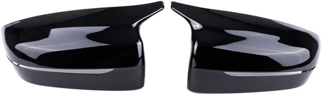 Gloss Black Side Wing Mirror Cover Caps Compatible with 2017-2022 BMW G30 G31 G20 G11 G12 M Style