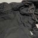 LOVELONGLONG Fleece-Lined Dog Raincoat with Removable Hood  Waterproof Winter Full Body Dog Jacket  Windproof Snowproof Cold-Weather Suit  Black-F L (L (Back 16.5"))