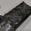 Pyle 19 Rack-Mount Equipment Cooling Fans - 110V/60Hz Power, 4 Cooler Master 80mm Case Fans, Smart Cooling System, Digital LCD Temperature Display & Installation Hardware Screw Included -PFN41