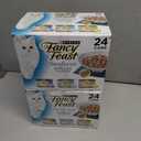 2 x Purina Fancy Feast Grilled Wet Cat Food Seafood Collection in Wet Cat Food Variety Pack - (Pack of 24) 3 oz. Cans (EXP 05/01/26)