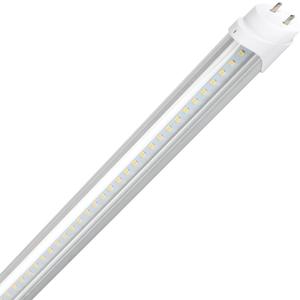 2FT LED T8 T10 T12 Type A+B Tube Lights, 15W 4000K 2100lm, F20T12/F30T8 Fluorescent Light Bulbs Replacement, Ballast Compatible or Bypass, Dual-Ended, Clear Lens, DLC&UL Listed, 1-Pack (4000k Cool White)