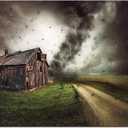 10x8ft Fairy Tale Tornado Halloween Party Photography Backdrop Farm Grassland Photo Background Chalet Girl Children Birthday Party Decor Newborn Video Shooting Studio Props