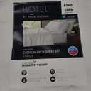 Alpha Cotton – Cotton Rich Sheet Set, 4 Pieces – King Size – Soft, Durable & Breathable Bed Sheets