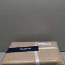 Bedsure Gentlesoft 100% Cotton Blanket Queen Size for Bed - Breathable and Soft, Thick Cozy Waffle Weave Christmas Blanket Gift for Women, Taupe, 90x90 Inches