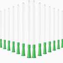 Nuanchu 200 PVC Replacement Tubings Supplies Tubes Kit Clear Replacements Hose with Flexible Rounded End for Smooth Insert (14 FR)