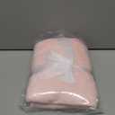 Pro Goleem Fleece Baby Blankets for Girls with 2 Inch Satin Trim, Super Soft Plush Receiving Blanket for Infant Toddler Newborn, Cozy 30x40 Inch Crib & Stroller Blanket (Pink)