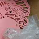 2 Pcs Large Wood Butterfly Prop Pink Butterfly Wings Cutout Wooden Standing Butterfly Backdrop Princess Butterfly Prop Decoration for Baby Shower Birthday Wedding Butterfly Party, 36 Inch + 20 Inch