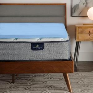 Serta Comfort Cool Memory Foam Mattress Topper, 1.5 Inch, Twin