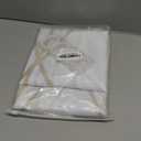 Punkray Beige Khaki Shower Curtain for Bathroom with Hooks, Extra Long Shower Curtain Set Stripe Bath Curtains Decorative White Shower Curtains Weighted Hem Water Repellent Washable, 72 x 84