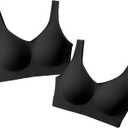 SHAPERMINT Wireless Bras for Women No Underwire  Small to Plus Size Bralettes with Support and Natural Lift