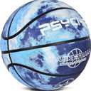 Wisdom Leaves Kids Youth Basketball Size 5 (27.5") Premium Rubber Indoor Outdoor Basketball for Teen Child Boy Girls Park Backyard Pool Play Games