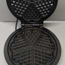 Mueller Heart 5 Waffle Maker, Waffle Iron, Adjustable Browning Control & Nonstick, Cool Touch Handle, Easy to Clean, Small Kitchen Appliances