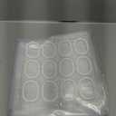 EurCross EVA Clear Shower Curtain or Liner 72 x 72 inches,Transparent Heavy Duty Clear Design Shower Liner with Geometric 3D Pattern,Waterproof Shower Curtains for Bathroom with 3 Weighted Magnets