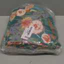 Boho Throw Blanket - 60"x80" 100% Cotton Ultra Soft Lightweight Spring Blanket, 4-Layer Breathable Muslin Blankets for Bed Couch, Reversible Green Floral Printed Bohemian Cotton Quilt (21-velvet Floral)