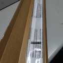 LazBlinds Cordless Cellular Shades, No Tools No Drill Blackout Honeycomb Shades Pleated Blinds for Windows, 35.5'' W x 48'' H, Silver White