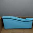 G Ganen Plastic Foldable Bathtub for Shower Portable Ice Bath Tub Blue 30Inch