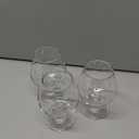 3.5oz Shot Glass Set of 3 - Clear, Cute Glasses Perfect for Tasting Brandy - Glass Snifters,3pcs