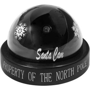 3 x Santa Cam, Santa Camera - Santa Cam Ornament with Realistic Flashing Red Light for Fun Indoor and Outdoor Decoration