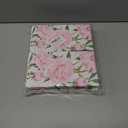 AnyDesign 100Pcs Peony Guest Napkins Pink Flower Paper Dinner Napkins Watercolor Decorative Disposable Hand Napkins for Party Tableware Supplies, 13 x 15.7 Inch
