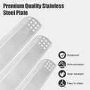 Flame Tamers Compatible with Nexgrill 720-0896B 720-0896C 720-0896E Deluxe 6 Burner Gas Grills, 6-Pack Heat Plate Shields Replacement for Nexgrill 720-0882A 720-0896 720-0830H 720-0783E Grills