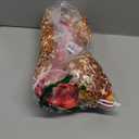 Casino Round Backdrop Cover Casino Theme Party Decorations 7.2ft Las Vegas Backdrop for Photography Gold Red Glitter Birthday Circle Background Photo Booth Props