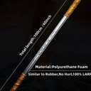 damdos Halloween Prop 40" Cosplay Golden Wukong Ruyi Jingu Bang,for Wukong Cudgels Sticks,PU Foam Role Play Xmas Birthdays Gifts (Cudgel), 100cm