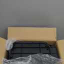 TrashAid Small Black Bathroom Trash Can with Lid Soft Close, 6 Liter / 1.6 Gallon, Stainless Steel Garbage Can with Removable Inner Bucket, Step Pedal, Slim Wastebasket for Toilet, Office, Bedroom