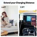 USB C Extension Cable 6.6FT for Power Charging, White Waterproof USBC Male to Female Extender Cord 45W Charging Compatible with Ring USBC Solar Panel,Security Camera,Mag-Safe Charger,Phone