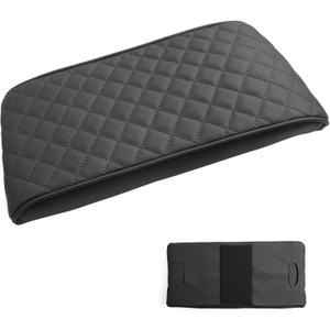 SXCY for 2024 2025 2026 Hyundai Santa Fe Armrest Cover for Hyundai Santa Fe 2025 2026 Accessories 2025 2026 Santa Fe Center Console Cover 2024-2026 Santa Fe Middle Console Cover Pad (Argyle Pattern)