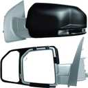 K Source K-Source 81850 Snap-On Towing Mirrors For Ford F150 (15+), Black, Standard