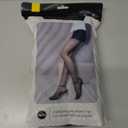 EXQUISLIFE Fleece Lined Tights Sheer Women - Fake Translucent Warm Pantyhose Leggings Sheer Thick Tights, for Winter (Small, Black+coffee)