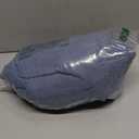 Cotton Duvet Cover , Queen Size, Chambray Denim Blue, 100% Washed Cotton, Linen Like Textured, Breathable Percale Durable Comfy Farmhouse Neutral Bedding Set, 1 Pieces