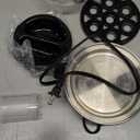 DASH Electric Rapid Egg Cooker for Hard Boiled/Poached/Scrambled Eggs or Omelets with Auto Shut-Off Feature, Black, 7 Egg Capacity