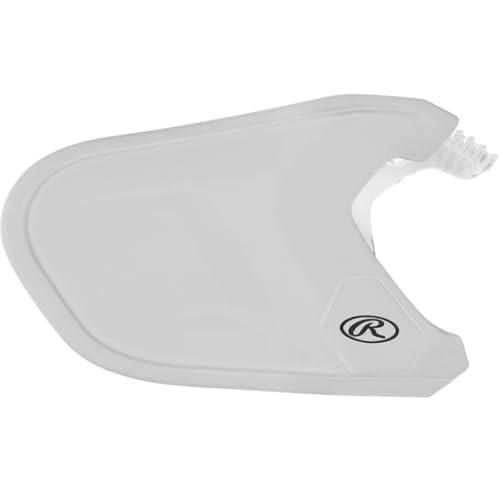 Rawlings | MACH Adjust Extension Piece | Adjustable Face Guard | Matte White | Right-Handed Batter