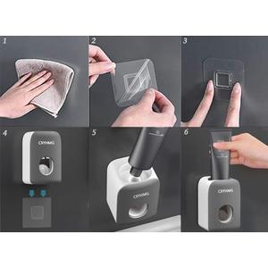 2 PCS Automatic Toothpas Organizer