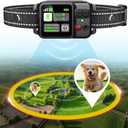 GPS Wireless Dog Fence System - Dog Collar, Electric Circular Fence for Dogs | Safe Zone Radius up to 6561 ft | GPS Positioning, Protection Mode, 100% Waterproof | Outdoor Use Only