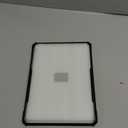 TineeOwl iPad Air 11 Inch Case M3/M2 (2025/2024), 5/4 Gen 10.9 inch (2022/2020), Ultra Thin, Matte Clear, Supports Apple Pencil Charging and Touch ID, TPU Bumper (Black/Matte Back)