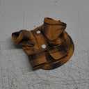 Koneseve Dog Shirt Plaid Dog Clothes for Small Dogs Boy Girl Cat Clothes Soft Puppy Outfit Adorable Pet T-Shirts Kitten Grid Costume Apparel Thanksgiving Christmas Clothing (Yellow; S/Small) (S-(4~7lb)-Chest~13")