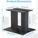 Desktop Speaker Stands 1 Pair for Small/Medium Bookshelf Speakers Steel Studio Monitor Stands,Medium
