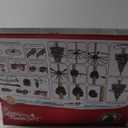 Sratte Christmas Electric Train Set Around The Christmas Tree, Train Toy Set with Track Locomotive Santa Claus Snowman Xmas Tree Music and Lights Christmas New Year Gifts for Boys Girls
