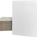 50 Packs 8x10 Inch Corrugated Cardboard Sheets, Premium White Kraft Corrugated Pads Cardboard Inserts Bulk Flat for T-Shirts, Shipping, Mailing, DIY Dcor and Crafts