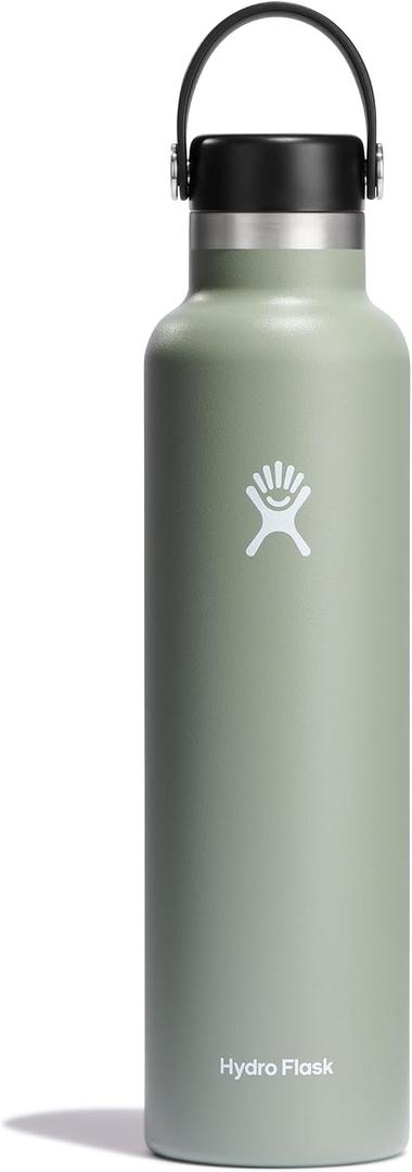 Hydro Flask Water Bottle - Insulated Stainless Steel - Non Spill, Leakproof in 24 Oz Agave Green