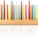 36 Inch Wooden Taper Candle Holder Long Candlestick Holders for Table Centerpiece Giant Wood Candlestick for Birthday Party Wedding Anniversary Party Decor Natural Wood Color